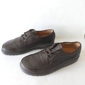 Solidus Men Natural German Lace-up Shoes Size 10.5 Brown Comfort Walking Casual